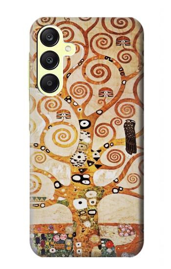S2723 L'arbre de vie Gustav Klimt Etui Coque Housse pour Samsung Galaxy A25 5G