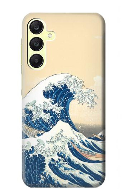 S2790 Hokusai Sous la vague au large de Kanagawa Etui Coque Housse pour Samsung Galaxy A25 5G