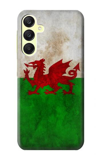 S2976 Pays de Galles Football Football Drapeau Etui Coque Housse pour Samsung Galaxy A25 5G