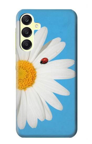 S3043 Coccinelle Daisy millésimé Etui Coque Housse pour Samsung Galaxy A25 5G
