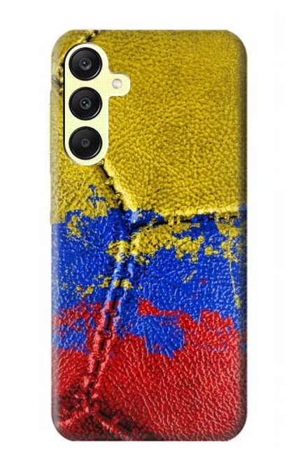 S3306 Colombie Drapeau de football graphique Millésime Etui Coque Housse pour Samsung Galaxy A25 5G