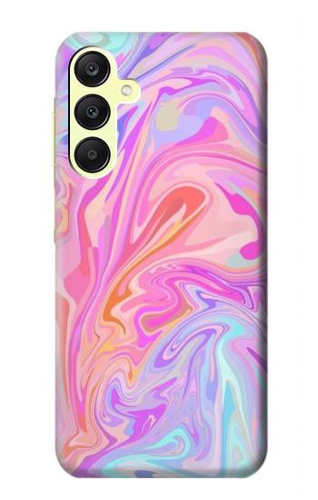 S3444 Art numérique liquide coloré Etui Coque Housse pour Samsung Galaxy A25 5G