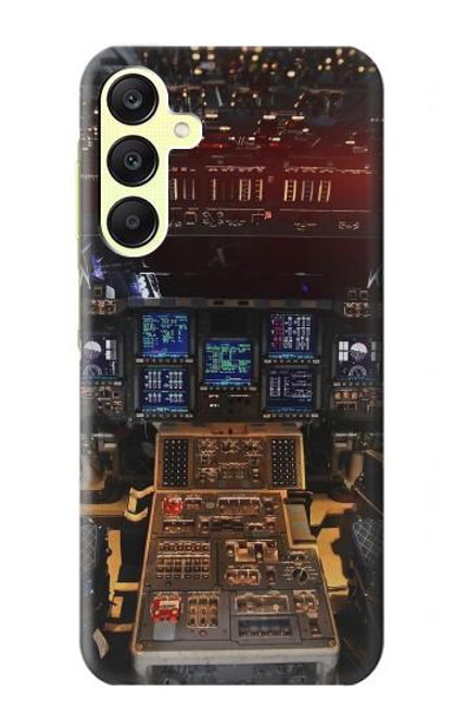 S3836 Poste de pilotage d'avion Etui Coque Housse pour Samsung Galaxy A25 5G