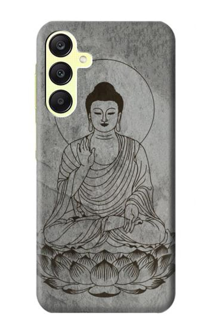 S3873 Dessin au trait Bouddha Etui Coque Housse pour Samsung Galaxy A25 5G