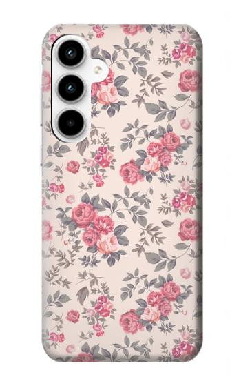 S3095 Motif Rose millésimé Etui Coque Housse pour Samsung Galaxy A35 5G