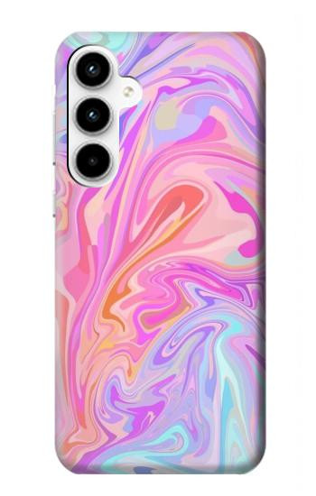 S3444 Art numérique liquide coloré Etui Coque Housse pour Samsung Galaxy A35 5G