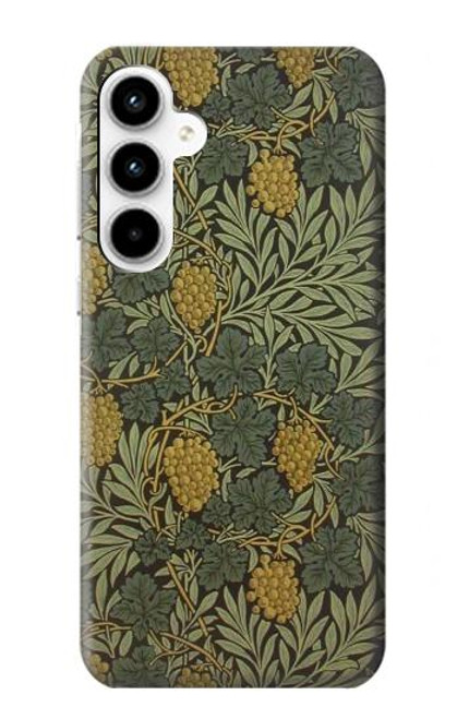 S3662 William Morris Vine Pattern Etui Coque Housse pour Samsung Galaxy A35 5G