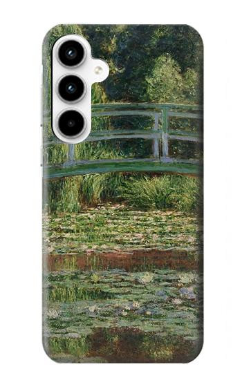 S3674 Claude Monet La passerelle japonaise et la piscine de nénuphars Etui Coque Housse pour Samsung Galaxy A35 5G