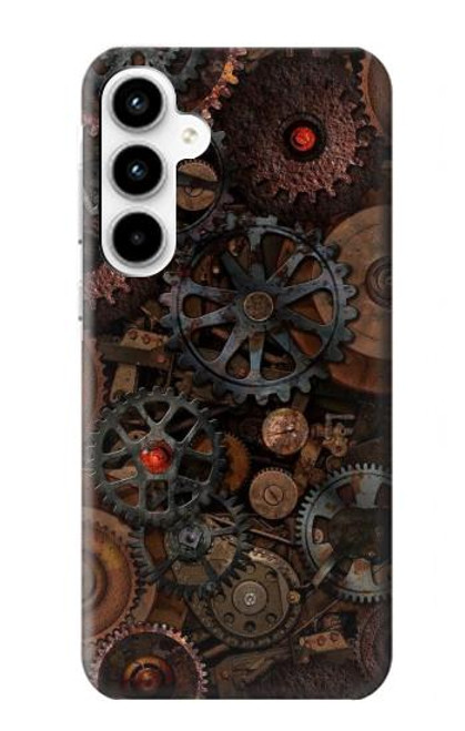 S3884 Engrenages Mécaniques Steampunk Etui Coque Housse pour Samsung Galaxy A35 5G