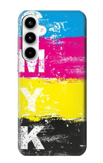S3930 Clé jaune cyan magenta Etui Coque Housse pour Samsung Galaxy A35 5G