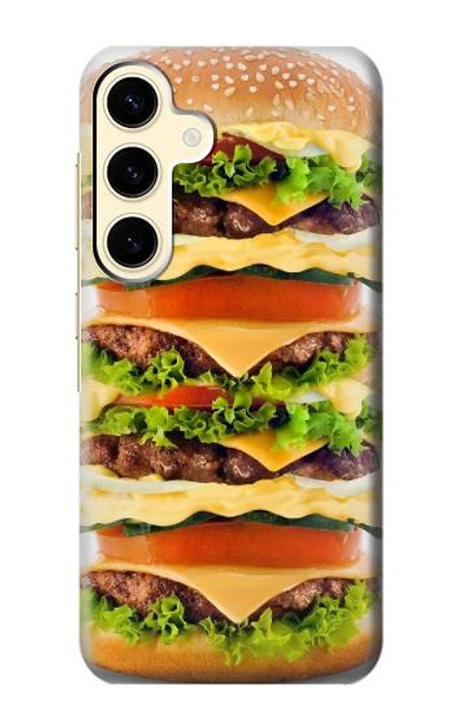 S0790 Hamburger Etui Coque Housse pour Samsung Galaxy S24