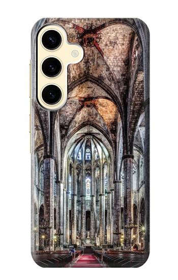 S3210 Santa Maria Del Mar Cathedral Etui Coque Housse pour Samsung Galaxy S24