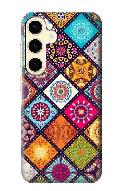 S3943 Motif Maldalas Etui Coque Housse pour Samsung Galaxy S24