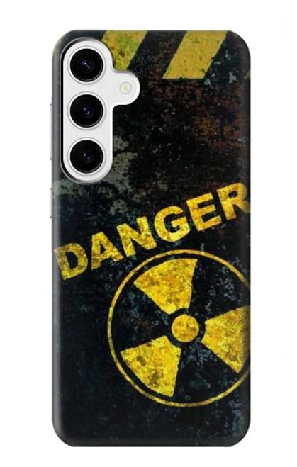 S3891 Risque nucléaire Danger Etui Coque Housse pour Samsung Galaxy S24 Plus