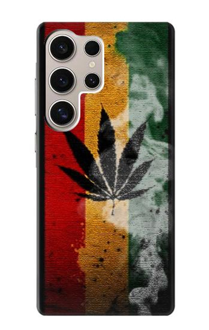 S3890 Drapeau Rasta Reggae Fumée Etui Coque Housse pour Samsung Galaxy S24 Ultra