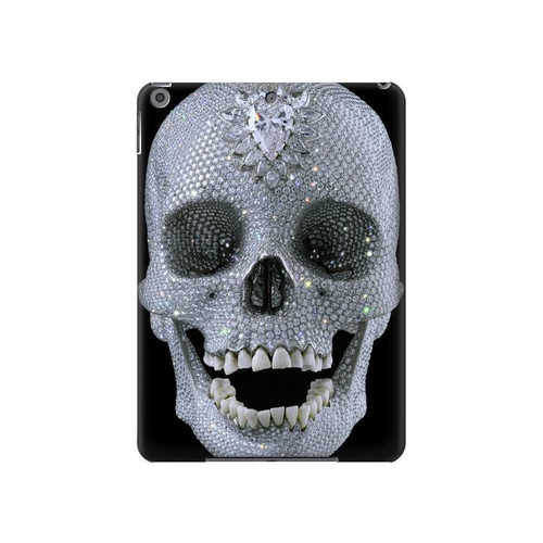 S1286 Crâne de diamant Etui Coque Housse pour iPad 10.2 (2021,2020,2019), iPad 9 8 7