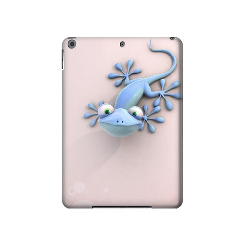 S1631 Drôle Gecko Lézard Etui Coque Housse pour iPad 10.2 (2021,2020,2019), iPad 9 8 7