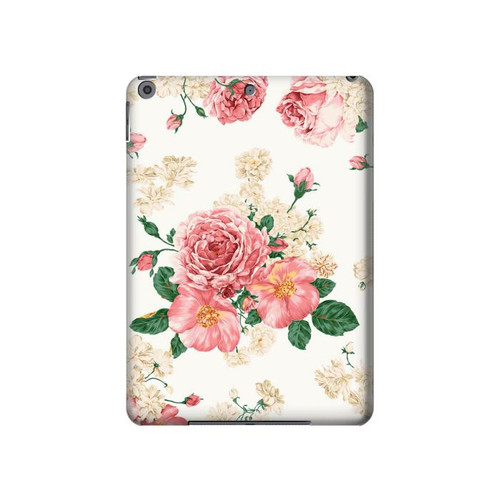 S1859 Motif Rose Etui Coque Housse pour iPad 10.2 (2021,2020,2019), iPad 9 8 7