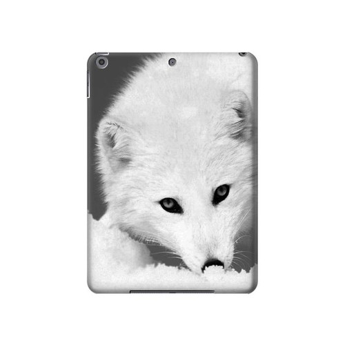 S2569 Blanc arctique Renard Etui Coque Housse pour iPad 10.2 (2021,2020,2019), iPad 9 8 7