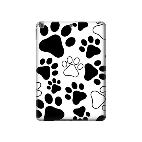 S2904 Chien d'impression de patte Etui Coque Housse pour iPad 10.2 (2021,2020,2019), iPad 9 8 7