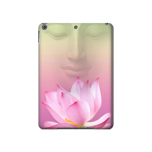 S3511 Fleur de lotus Bouddhisme Etui Coque Housse pour iPad 10.2 (2021,2020,2019), iPad 9 8 7