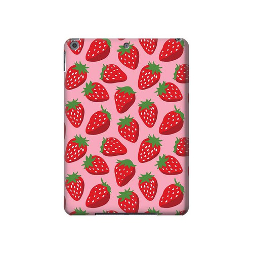 S3719 Modèle de fraise Etui Coque Housse pour iPad 10.2 (2021,2020,2019), iPad 9 8 7