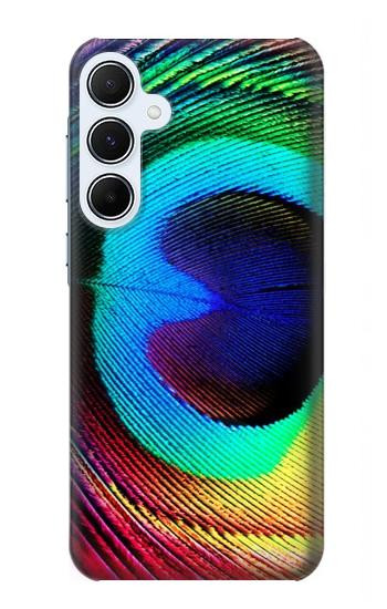 S0511 Paon Etui Coque Housse pour Samsung Galaxy A55 5G