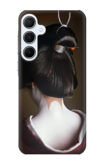 S1337 Japon Geisha Etui Coque Housse pour Samsung Galaxy A55 5G