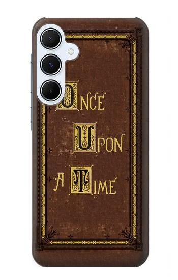 S2824 Il était une Fois Livre Couverture Etui Coque Housse pour Samsung Galaxy A55 5G