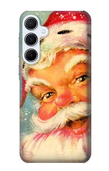 S2840 Noël Père Noël Millésime Etui Coque Housse pour Samsung Galaxy A55 5G