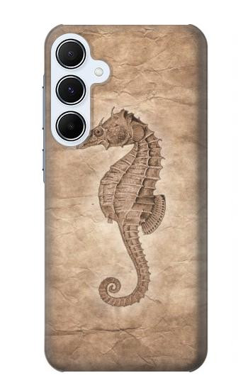 S3214 Hippocampe squelette Fossile Etui Coque Housse pour Samsung Galaxy A55 5G