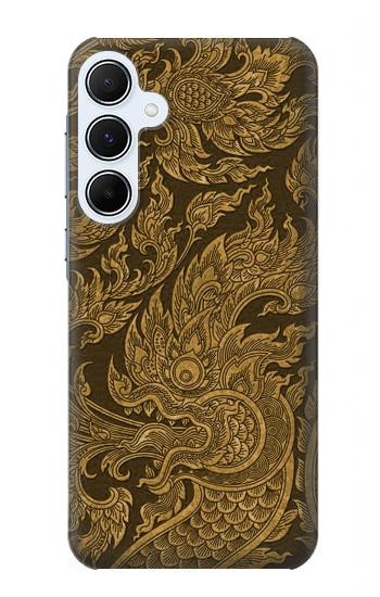 S3382 Art de la peinture thaïlandaise Naga Etui Coque Housse pour Samsung Galaxy A55 5G