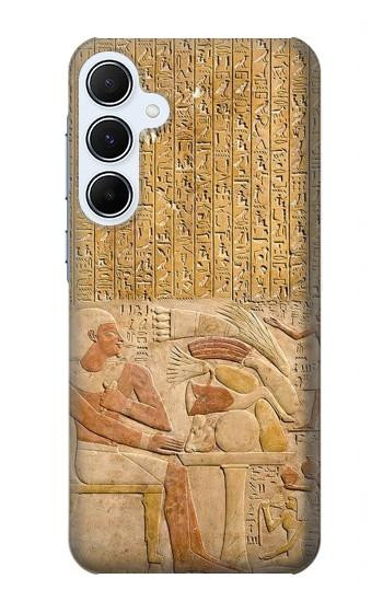 S3398 Egypte Stela Montouhotep Etui Coque Housse pour Samsung Galaxy A55 5G