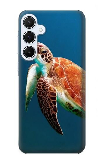 S3899 Tortue de mer Etui Coque Housse pour Samsung Galaxy A55 5G