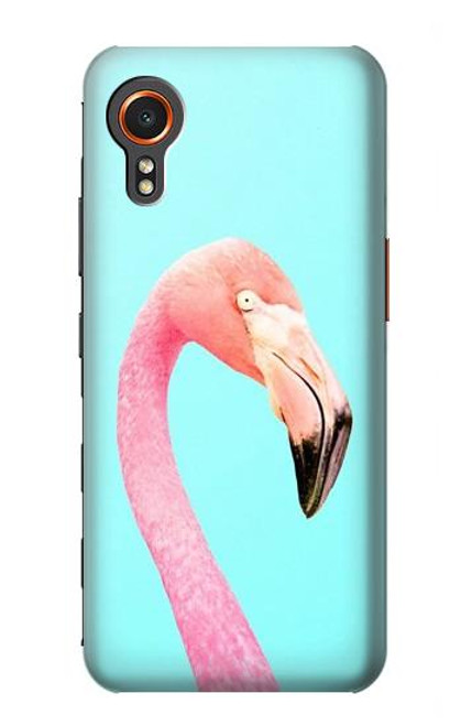 S3708 Flamant rose Etui Coque Housse pour Samsung Galaxy Xcover7