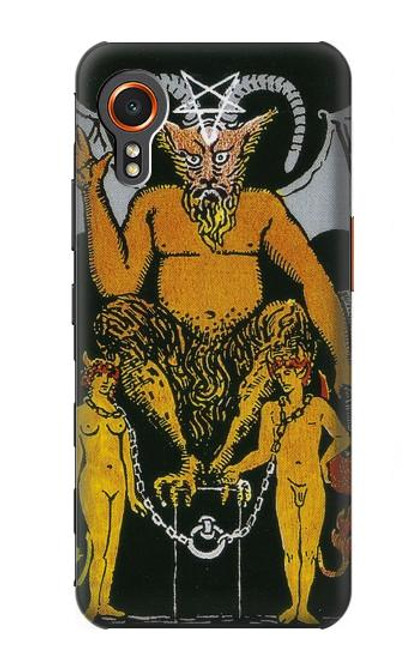 S3740 Carte de tarot le diable Etui Coque Housse pour Samsung Galaxy Xcover7