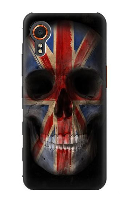 S3848 Crâne de drapeau du Royaume-Uni Etui Coque Housse pour Samsung Galaxy Xcover7