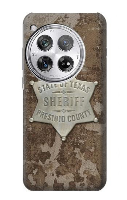 S2868 Texas Presidio shérif du comté Badge Etui Coque Housse pour OnePlus 12 S2868 Texas Presidio shérif du comté Badge Etui Coque Housse pour OnePlus 12