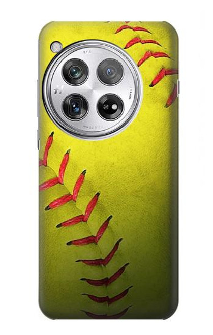 S3031 Softball balle jaune Etui Coque Housse pour OnePlus 12