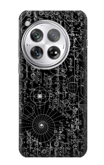S3808 Tableau noir de mathématiques Etui Coque Housse pour OnePlus 12