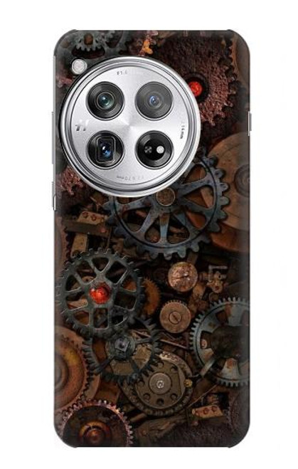S3884 Engrenages Mécaniques Steampunk Etui Coque Housse pour OnePlus 12