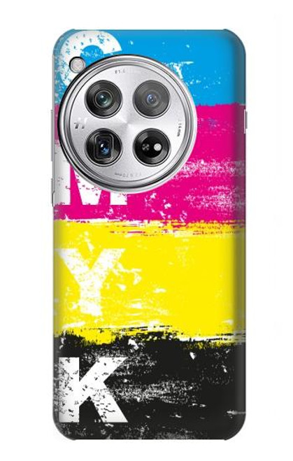 S3930 Clé jaune cyan magenta Etui Coque Housse pour OnePlus 12