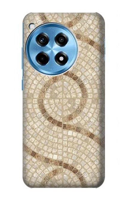 S3703 Carreaux de mosaïque Etui Coque Housse pour OnePlus 12R
