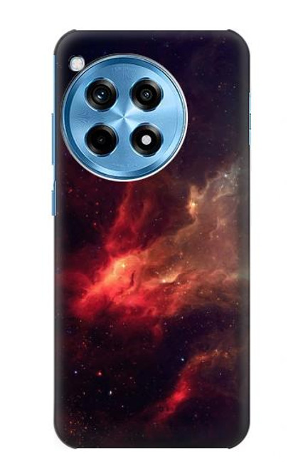 S3897 Espace nébuleuse rouge Etui Coque Housse pour OnePlus 12R