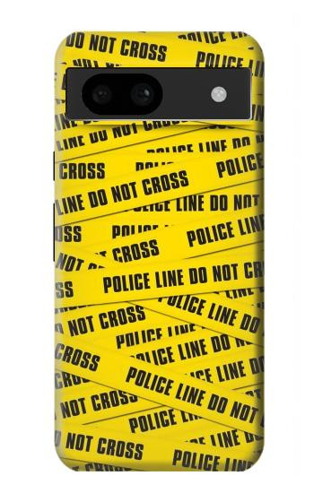 S2088 Banderole de la police ne pas dépasser Etui Coque Housse pour Google Pixel 8a