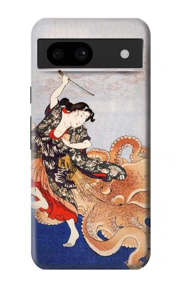 S2496 Japon Art Utagawa Kuniyoshi Tamatori Etui Coque Housse pour Google Pixel 8a