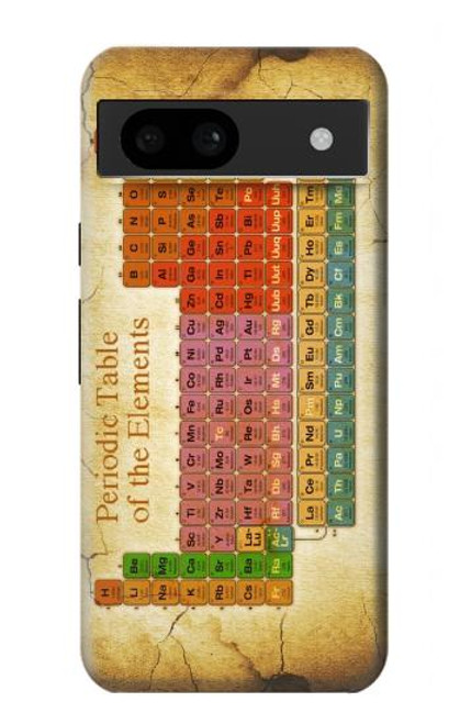 S2934 Millésimé Tableau périodique des éléments Etui Coque Housse pour Google Pixel 8a