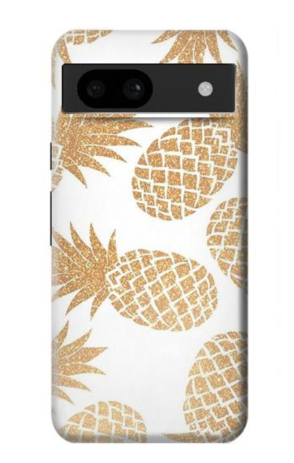 S3718 Ananas sans soudure Etui Coque Housse pour Google Pixel 8a S3718 Ananas sans soudure Etui Coque Housse pour Google Pixel 8a