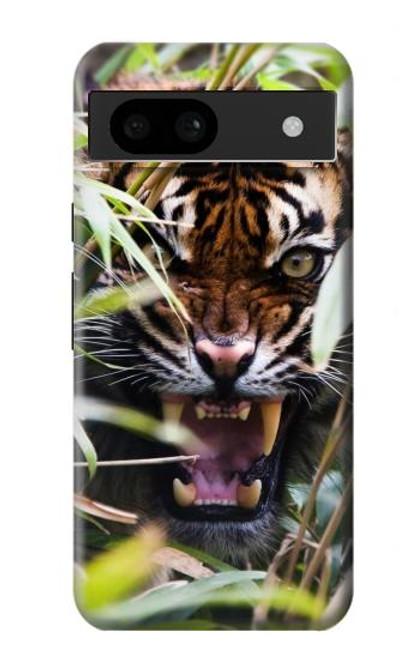 S3838 Tigre du Bengale qui aboie Etui Coque Housse pour Google Pixel 8a