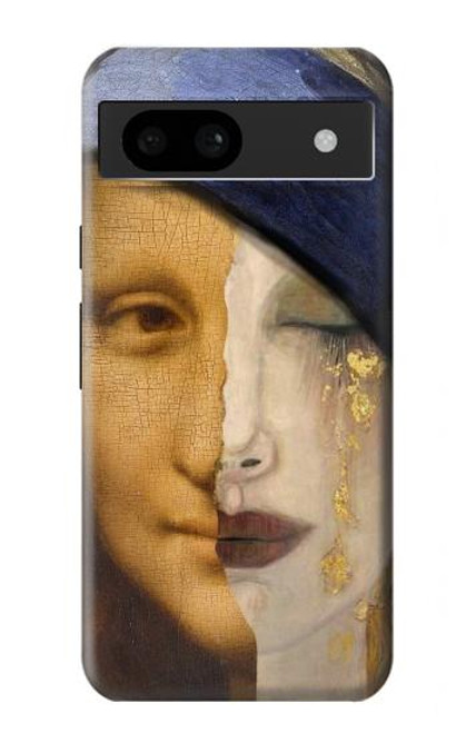 S3853 La Joconde Gustav Klimt Vermeer Etui Coque Housse pour Google Pixel 8a
